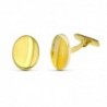 18K GEMELOS ORO AMARILLO TONEL 18 X 13MM ORO AMARILLO