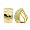 18K PENDIENTES ORO AMARILLO CON CIRCONITAS.