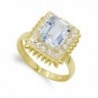 18K SORTIJA ORO AMARILLO PIEDRA Y CIRCONITAS.