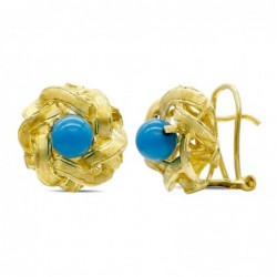 18K PENDIENTES ORO AMARILLO...