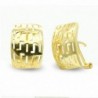 18K PENDIENTES ORO AMARILLO CALADO