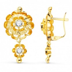 18K PENDIENTES ORO AMARILLO...