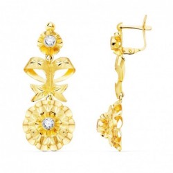 18K PENDIENTES ORO AMARILLO...