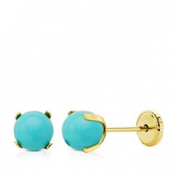 18K PENDIENTES ORO AMARILLO...