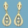 18K PENDIENTES CUBANAS