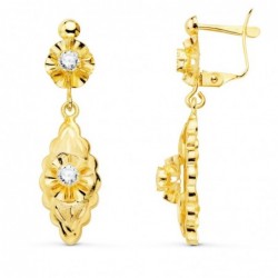 18K PENDIENTES ORO AMARILLO...