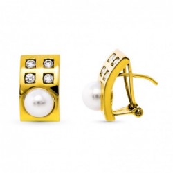 18k PENDIENTES ORO AMARILLO...