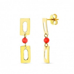 18K PENDIENTES ORO AMARILLO...