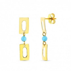 18K PENDIENTES ORO AMARILLO...