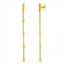 18K PENDIENTES ORO AMARILLO...