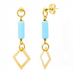 18K PENDIENTES ORO AMARILLO...