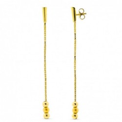 18K PENDIENTES ORO AMARILLO...