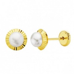 18K PENDIENTES ORO AMARILLO...