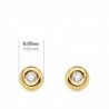 18K PENDIENTES ORO AMARILLO CHATÓN DIAMANTES 0,100 QTES. G-VS2. CIERRE PRESIÓN