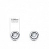18K PENDIENTES ORO BLANCO CHATÓN DIAMANTES 0,040 QTES G-VS2. CIERRE PRESIÓN