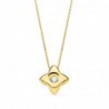 18K GARGANTILLA ORO AMARILLO ESTRELLA 5,5MM DIAMANTE 0,020QT. G-VS2. CADENA 42CM