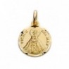 18K MEDALLA NUESTRA SEÑORA VIRGEN DEL MAR 14 MM TALLADA