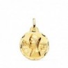 18K MEDALLA VIRGEN DE MONTSERRAT TALLADA 20 MM