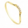 18K SORTIJA ORO AMARILLO DIAMANTES 0,025 QTES. G-VS2. CUERPO REDONDO 1 MM