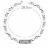 18K PULSERA RIVIERE ORO BLANCO 16 DIAMANTES 0,240 QTS. 4,85 MM. G-VS2. 18.5 CM