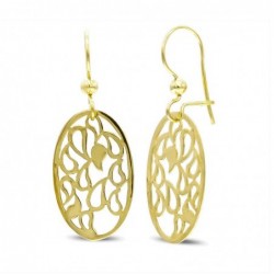 18K PENDIENTES ORO AMARILLO...