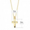 18K GARGANTILLA CRUZ 8 X 5MM. 1 DIAMANTE 0,015QT. CADENA VENECIANA 45CM. G-VS2