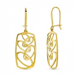 18K PENDIENTES ORO AMARILLO...