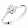 18K SORTIJA ORO BLANCO CON DIAMANTES CUAJO 5 X 5 MM. 0,127 QTS. PRESION