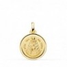 18K MEDALLA VIRGEN DEL ROCIO BISEL 18 MM