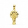 18K VIRGEN PILAR SILUETA 28 X 15 MM