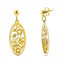 18K PENDIENTES ORO AMARILLO...