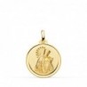 18K MEDALLA VIRGEN DE LOS DESAMPARADOS BISEL 18 MM
