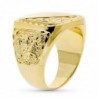 18K SELLO ORO AMARILO CABALLERO 19X21 MM