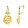 18K PENDIENTES ORO AMARILLO CUBANAS CON CIRCONITAS. 26 X 14 MM.