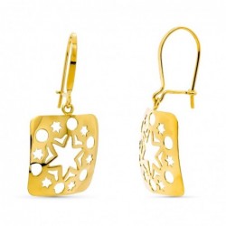 18K PENDIENTES ORO AMARILLO...