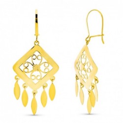 18K PENDIENTES ORO AMARILLO...