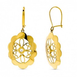 18K PENDIENTES ORO AMARILLO...