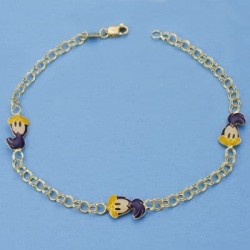 18K PULSERA CORRE CAMINOS....