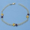 18K PULSERA CORRE CAMINOS. 18 CM.