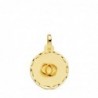 18K DISCO ORO AMARILLO REDONDO ALIANZAS TALLADO. 16 MM.