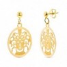 18K PENDIENTES REDONDO CALADO MEDUSA