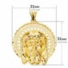 18K COLGANTE CABEZA DE CRISTO ORLA 31 X 31 MM