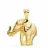 18K COLGANTE ELEFANTE SILUETA. 32 X 30 MM