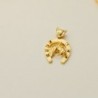 18K COLGANTE ORO AMARILLO HERRADURA DE CABALLO. 25 X 22 MM.