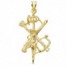 18K CRUZ LEGIONARIO GRANDE CON CORONA 45X30 MM