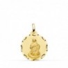 18K MEDALLA VIRGEN INMACULADA TALLADA 18 MM
