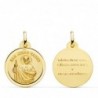 18K MEDALLA SAN JUDAS TADEO BISEL 20 MM
