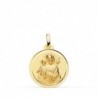 18K MEDALLA SAN JOSE BISEL 18 MM.