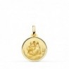 18K MEDALLA SAN ANTONIO BISEL 16 MM.