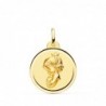 18K MEDALLA ORO AMARILLO VIRGEN NIÑA REZANDO BISEL. 20 MM